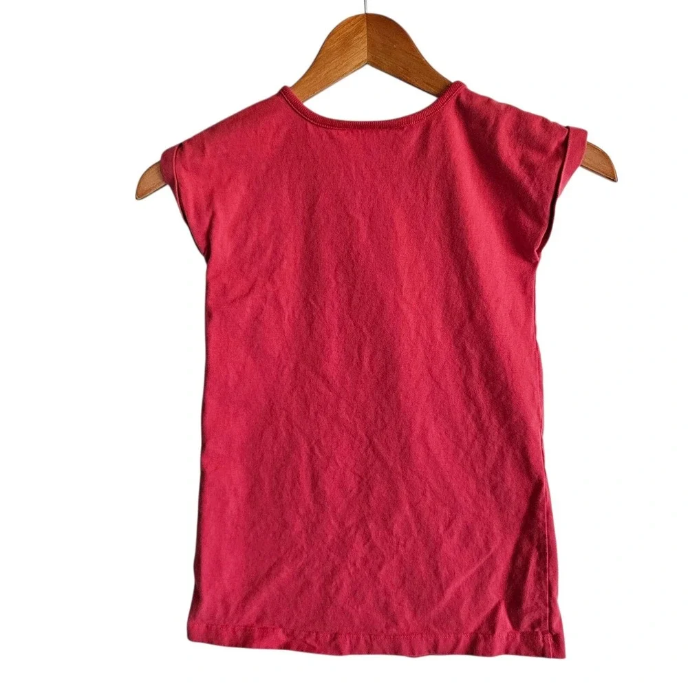 Hanna Andersson Pocket T-Shirt Short Sleeve Casual Top Kids Size 6‎ 7 Years